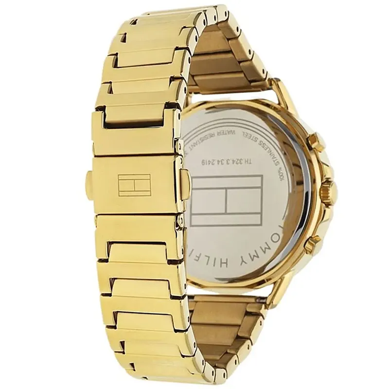 Tommy Hilfiger Carly Gold-Tone Champagne Dial Ladies Watch | 1781916